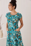 Mahashe Belle Midi Dress Poppy Teal