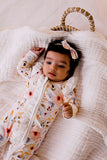Confetti Kidz W25 Bamboo Zipsuit Sweet Florals