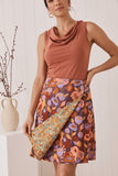 Mahashe Chameleon Reversible Skirt - Poppy Peach & Buttercup
