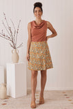 Mahashe Chameleon Reversible Skirt - Poppy Peach & Buttercup
