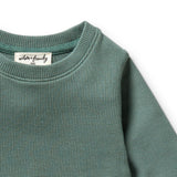 W&F W25 Pine Green Organic Waffle Set