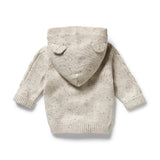 W&F W25 Cookie and Cream Organic Knitted Cable Jacket