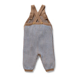 W&F W25 Coco Blue Speckle Organic Knitted Overall WFW2568-02A