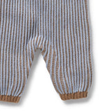 W&F W25 Coco Blue Speckle Organic Knitted Overall WFW2568-02A