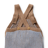 W&F W25 Coco Blue Speckle Organic Knitted Overall WFW2568-02A