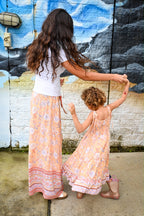 MilaMeli Aria Spring Dress Sunrise Botanica Rayon