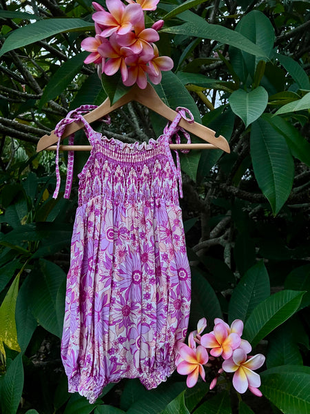 MilaMeli Chloe Jumpsuit Lilac bloom