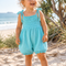 Chloe Jumpsuit Oceania Aqua Muslin Cotton