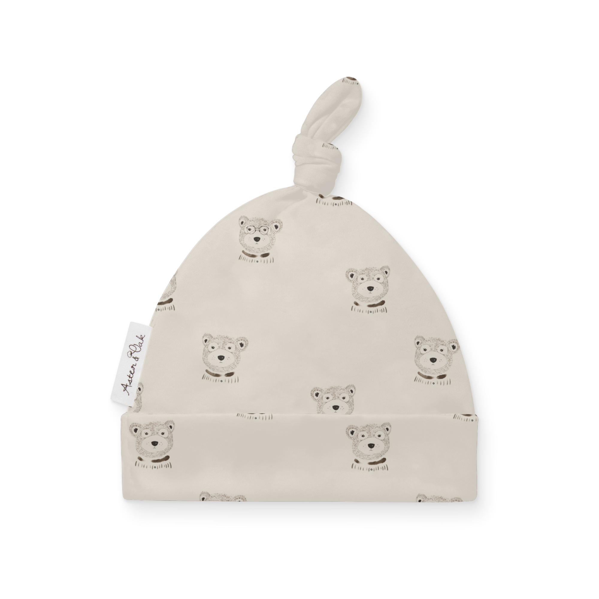 Aster & Oak Organic Zip Romper – Byron Bear Onesie