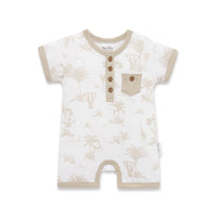 Aster S24 Jungle Henley Romper