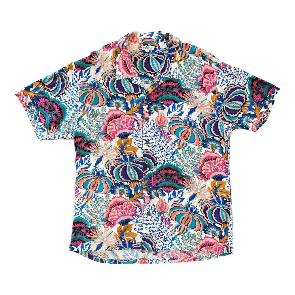 MilaMeli Tato Shirt Agave Blues Slub Rayon