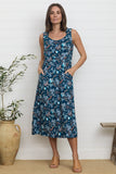 Mahashe Bianca Midi Dress - Bellflower