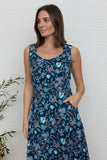 Mahashe Bianca Midi Dress - Bellflower