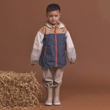 Crywolf Packable Jacket Ash Colourblock