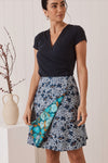 Mahashe Chameleon Reversible Skirt - Orchid & Poppy Teal