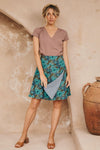 Mahashe Chameleon Reversible Skirt Bluebell & Enoki