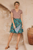 Mahashe Chameleon Reversible Skirt Bluebell & Enoki