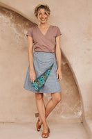 Mahashe Chameleon Reversible Skirt Bluebell & Enoki