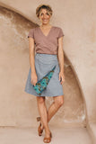 Mahashe Chameleon Reversible Skirt Bluebell & Enoki