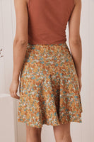 Mahashe Chameleon Reversible Skirt - Poppy Peach & Buttercup
