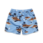 Crywolf Board Shorts- Blue Lost Island