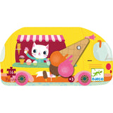 Djeco Mini Silhouette Puzzle Ice Cream Truck