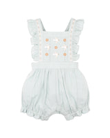 Sweet Spot Embroidered Overall Sage S24