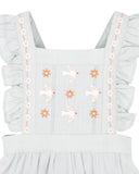 Sweet Spot Embroidered Overall Sage S24