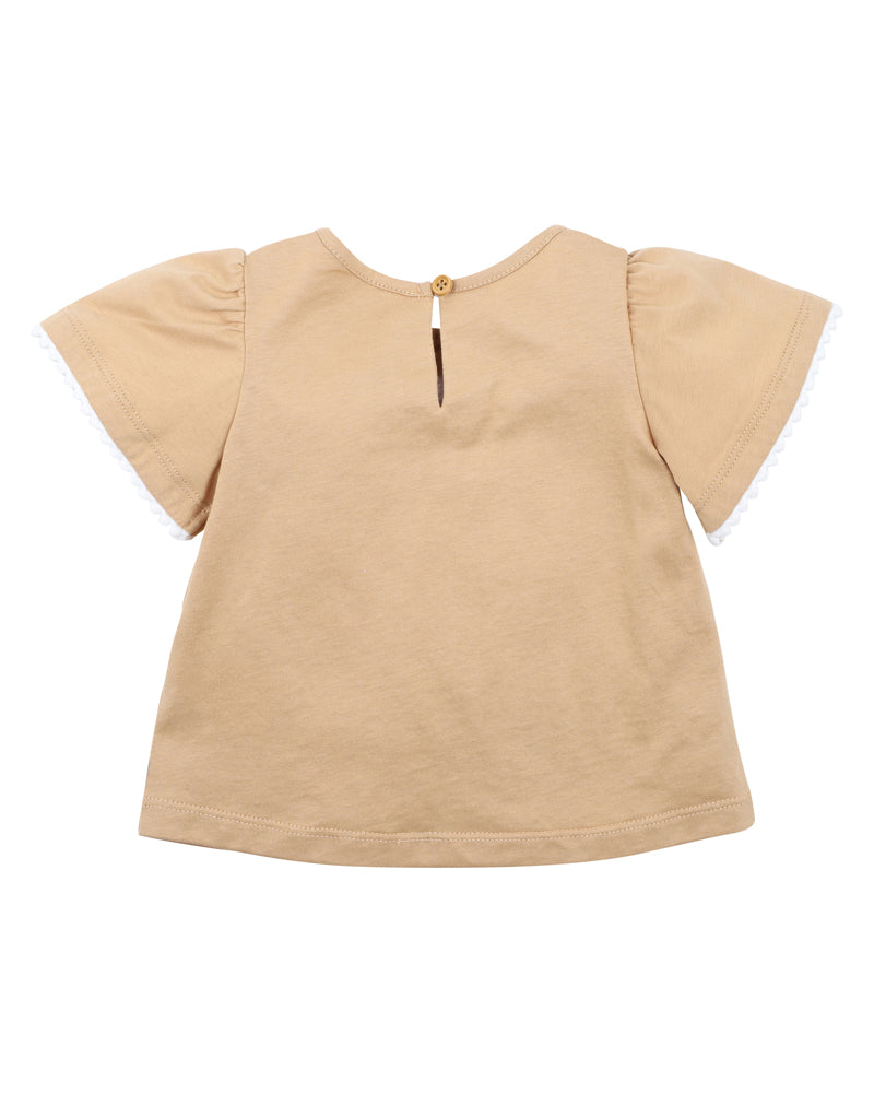 Fox & Finch Girls Sweet Spot Dream Big Tee - Summer Dove Graphic T-Shirt