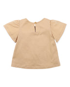 Fox & Finch Girls Sweet Spot Dream Big Tee - Summer Dove Graphic T-Shirt