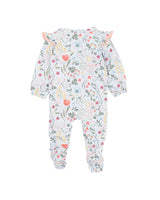 Minihaha Botanica Ls Zip Onesie