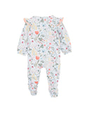 Minihaha Botanica Ls Zip Onesie