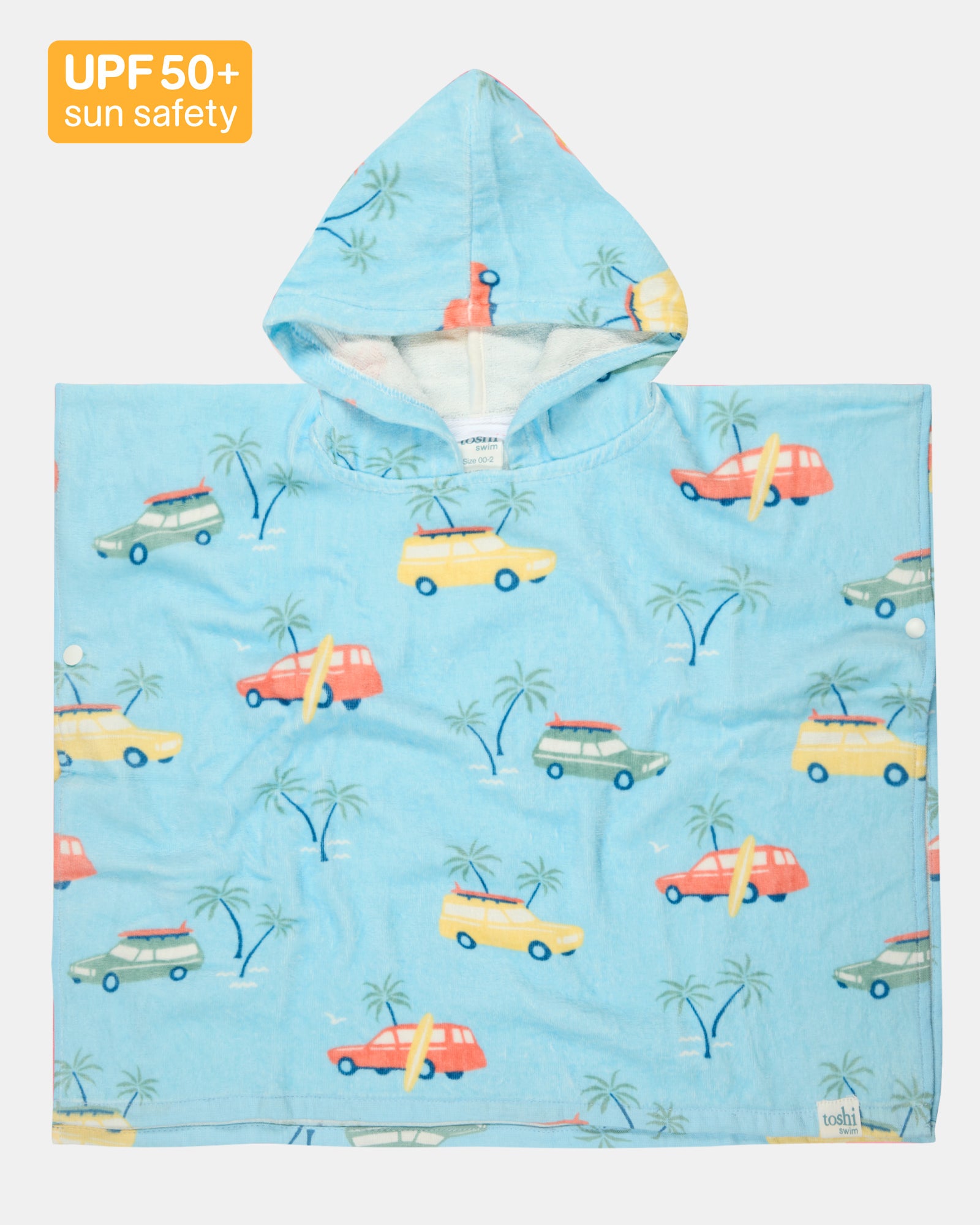 Toshi Paradise Swell Seekers Sky Hooded Towel
