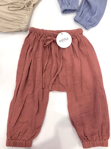 MilaMeli Beach Pant Dusty Pink