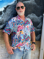 MilaMeli Tato Shirt Agave Blues Slub Rayon