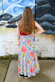 MilaMeli Maeve Maxi Skirt Butterfly Patch Print.