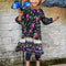 MilaMeli Lotte Dress Indigo Wildflower Print