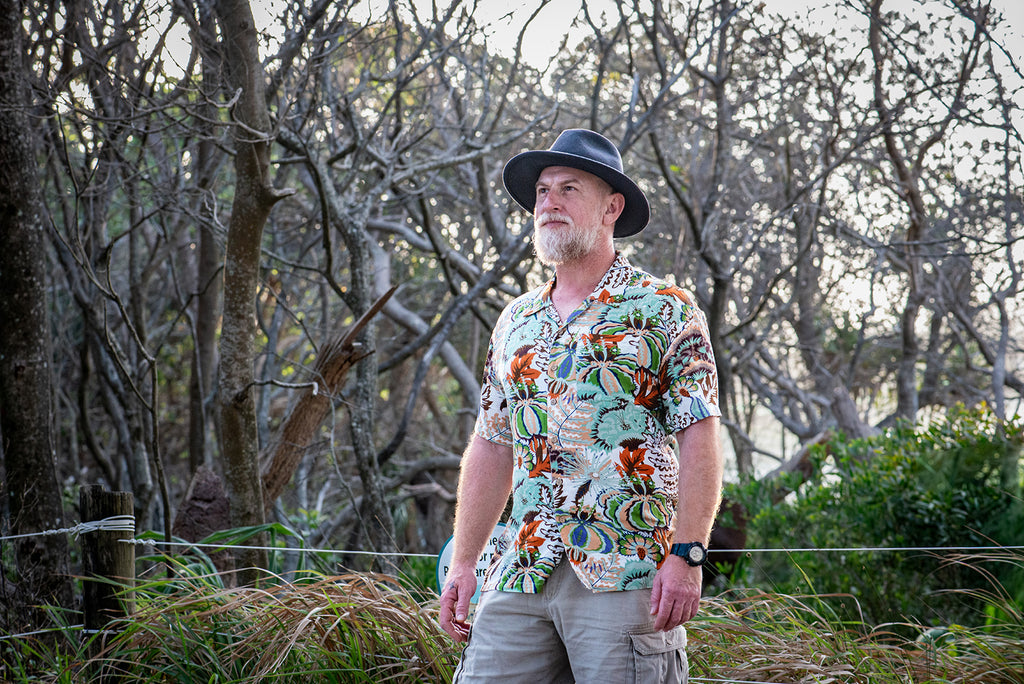 MilaMeli Tato Shirt Agave Greens Slub Rayon