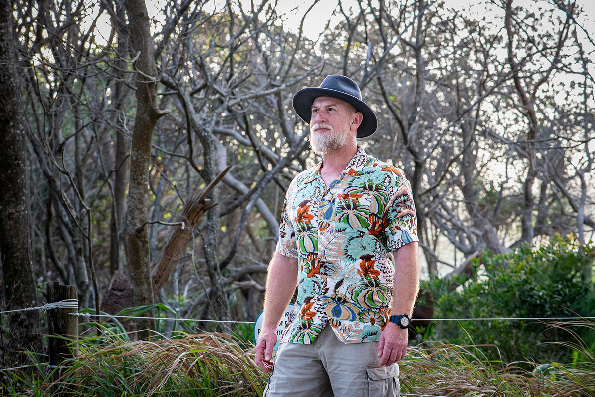 MilaMeli Tato Shirt Agave Greens Slub Rayon