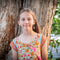MilaMeli Jesse Frill Dress - Festival Garden