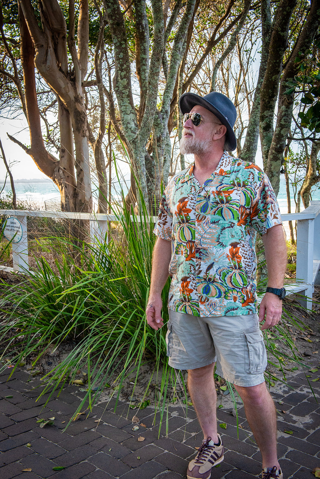 MilaMeli Tato Shirt Agave Greens Slub Rayon