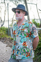 MilaMeli Tato Shirt Agave Greens Slub Rayon