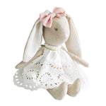 Alimrose Baby Broderie Bunny 25cm N11405