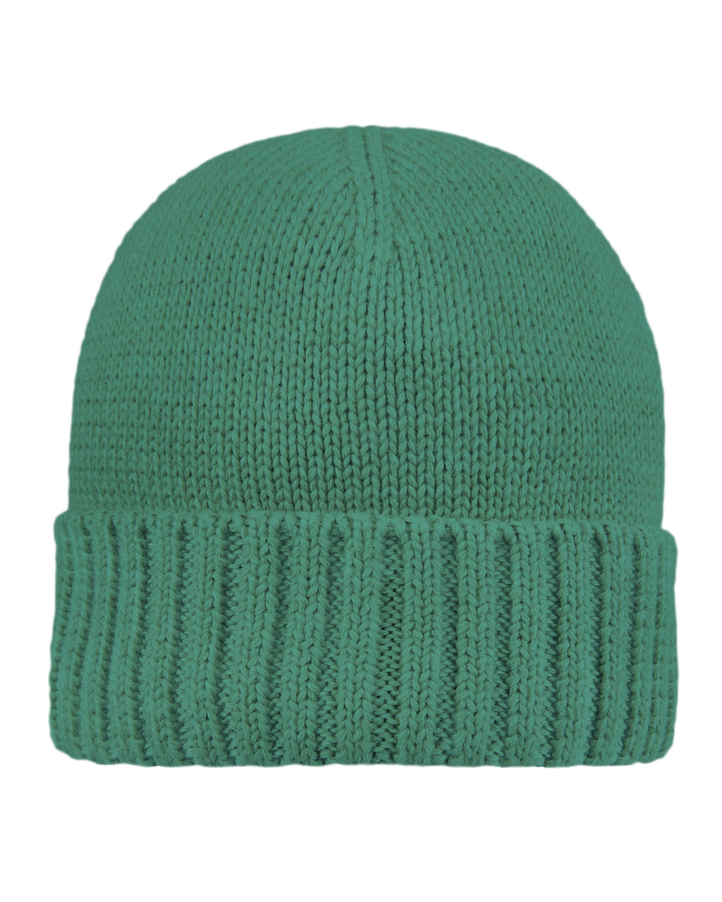 Toshi Organic Beanie Rover Tea Tree, a a green knit beanie on a white background.