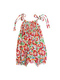 MilaMeli Baby Chloe Jumpsuit Fiesta Bloom -White Print
