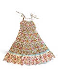 MilaMeli Aria Spring Dress - Festival Garden Print