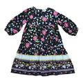 MilaMeli Lotte Dress Indigo Wildflower Print
