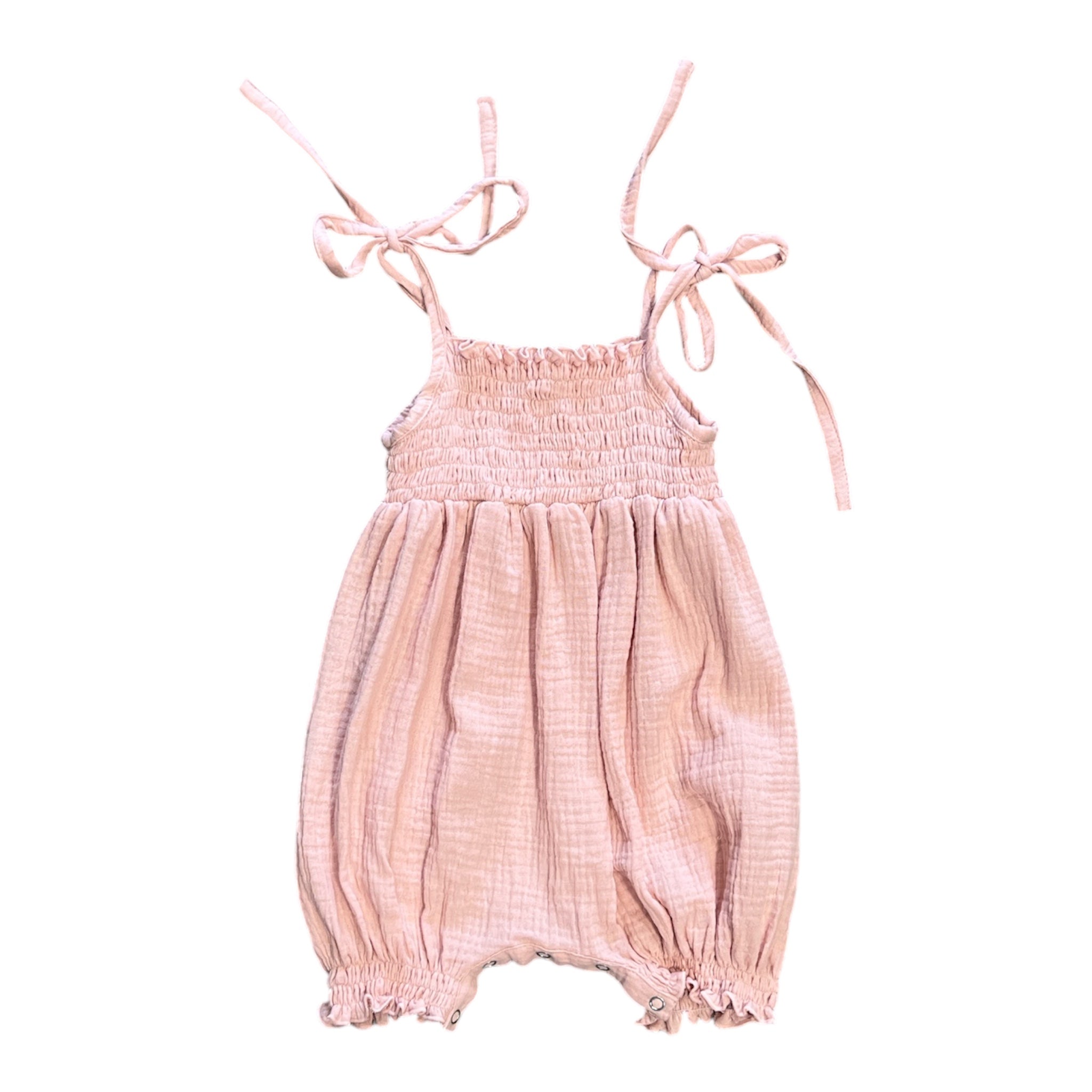 Chloe Jumpsuit Mushy Pink Muslin Cotton