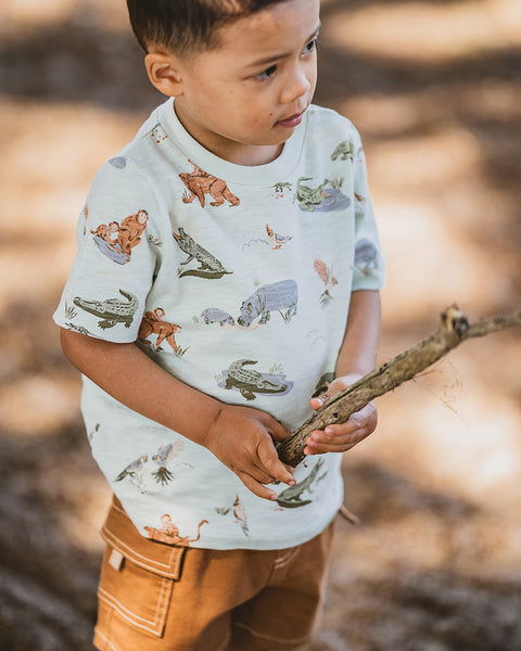 Fox & Finch The Waterhole Print Tee S24