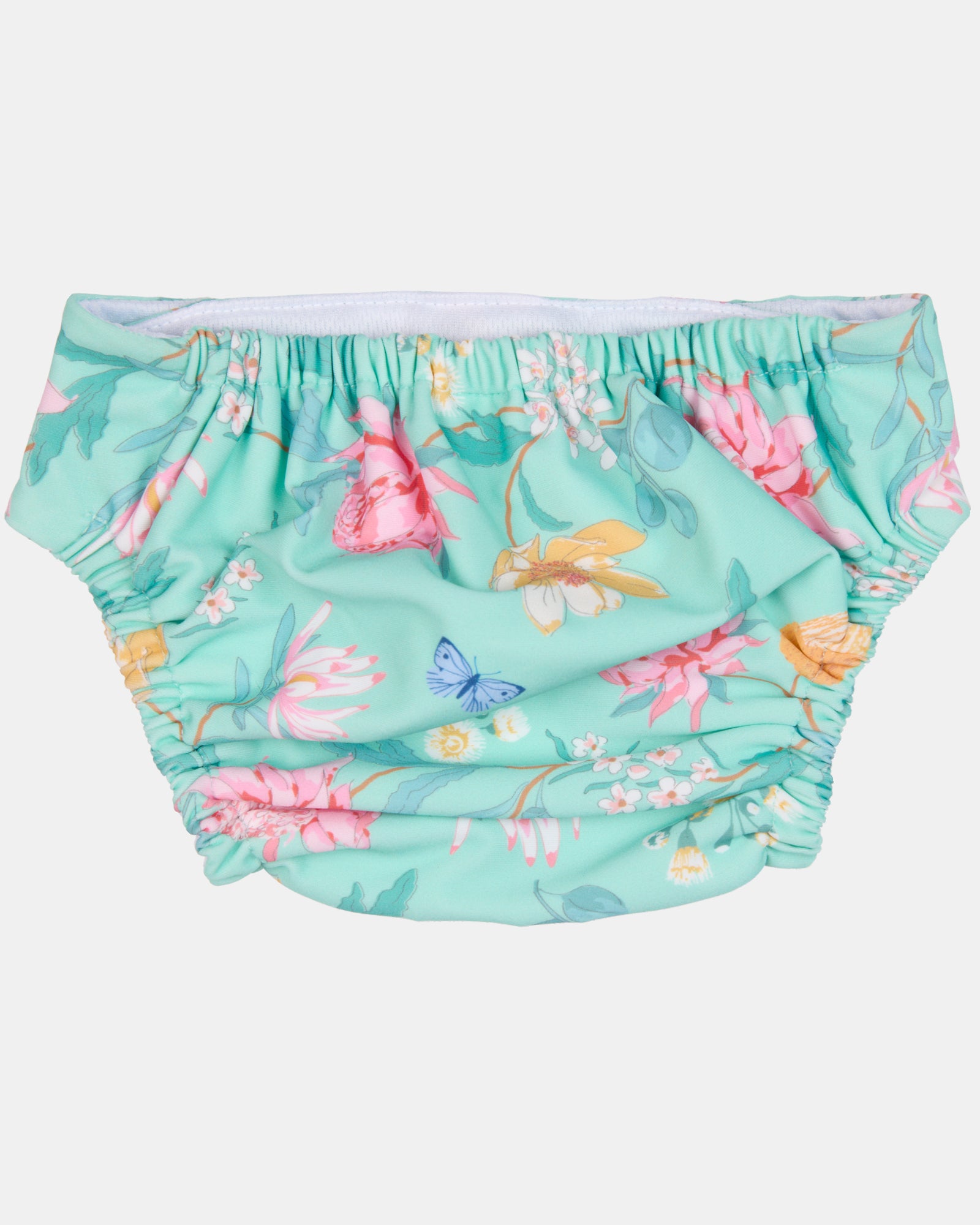 Toshi Paradise Waratah Mint Swim Nappy